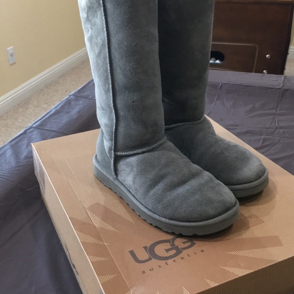 ugg tall gray boots